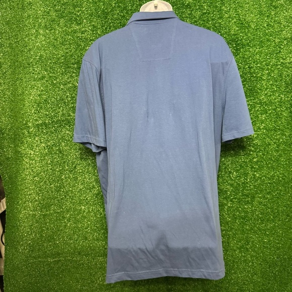 Nautica Blue Polo Shirt Classic Style - Picture 2 of 4